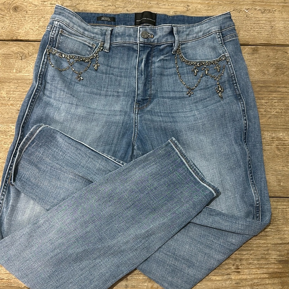 WHBM embellished jeans
